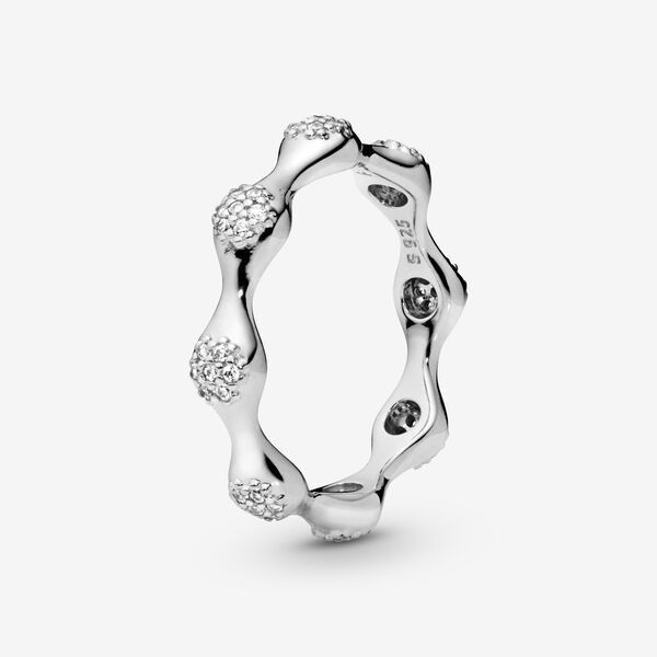 PANDORA 197295CZ-52 MODERN LOVEPODS STERLING SILVER WITH CZ RING SIZE 6 Taylors Jewellers Alliston, ON