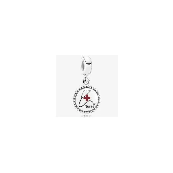 PANDORA 797587CZ STETHOSCOPE AND NURSE SIGN DANGLE Taylors Jewellers Alliston, ON