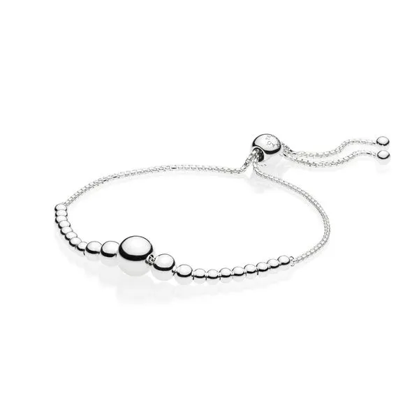 PANDORA 597749-1 String of Beads Sliding Bracelet Size 9.1 Taylors Jewellers Alliston, ON