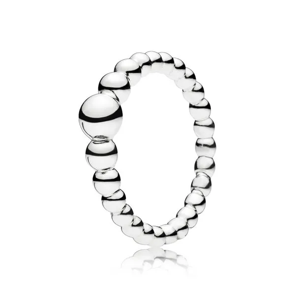 PANDORA 197536-58 String Of Beads Ring Size 8.5 Taylors Jewellers Alliston, ON