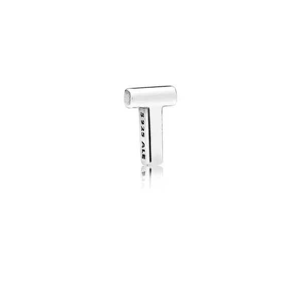 PANDORA 797338 LETTER T PETITE CHARM Taylors Jewellers Alliston, ON