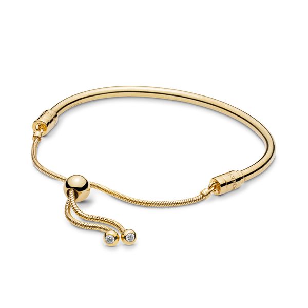 PANDORA SHINE 567953CZ-2 CZ WITH SLIDING CLASP SIZE 7.5 Taylors Jewellers Alliston, ON