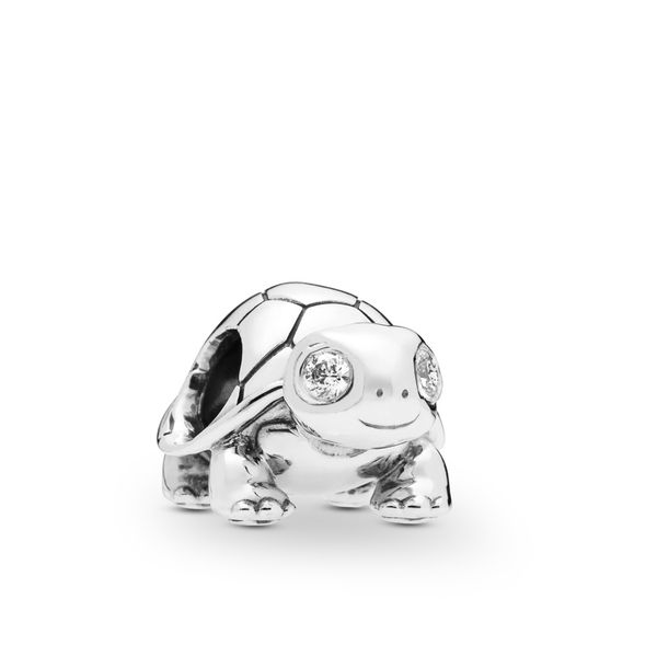 PANDORA 797878CZ BRIGHT-EYED TURTLE CHARM Taylors Jewellers Alliston, ON