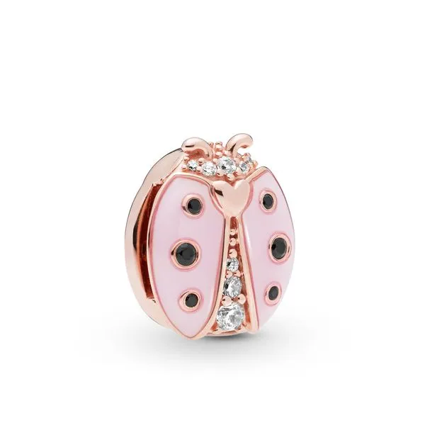 Pink Ladybird Pandora Rose Clip Taylors Jewellers Alliston, ON