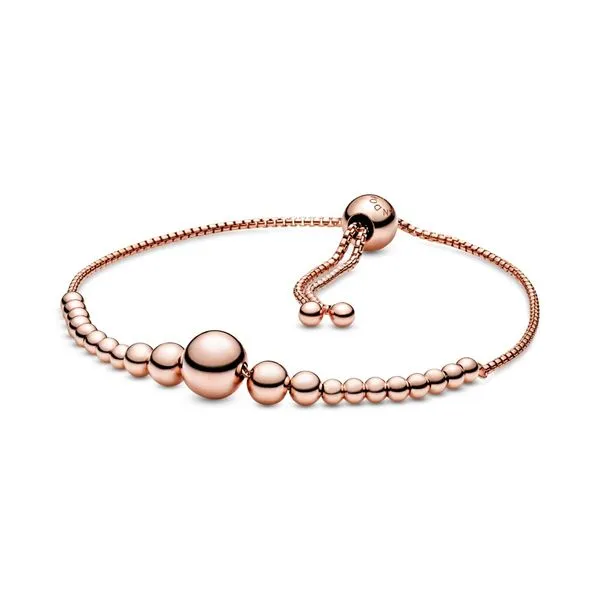 PANDORA ROSE 587749C00-2 STRING OF BEADS SLIDING BRACELET SIZE 9.8 Taylors Jewellers Alliston, ON