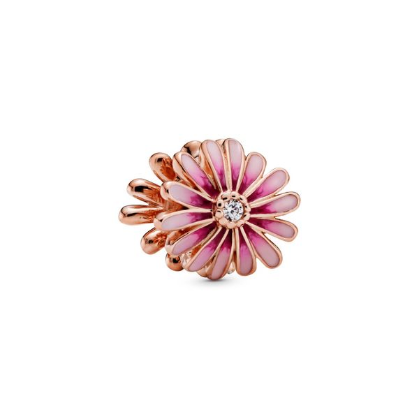 PANDORA ROSE 788775C01 Pink Daisy Flower Charm Taylors Jewellers Alliston, ON