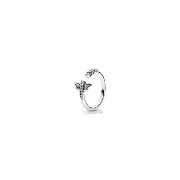 PANDORA 198806C01-54 OPEN DRAGON FLY STERLING SILVER RING SIZE 7 Taylors Jewellers Alliston, ON