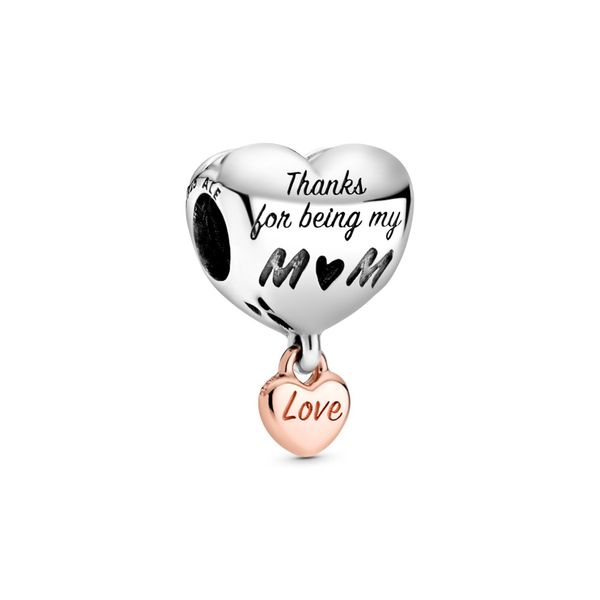 PANDORA 788830C00 Love You Mom Heart Charm Taylors Jewellers Alliston, ON