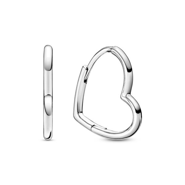 PANDORA 298307C00 Small Asymmetrical Hearts Earrings Taylors Jewellers Alliston, ON