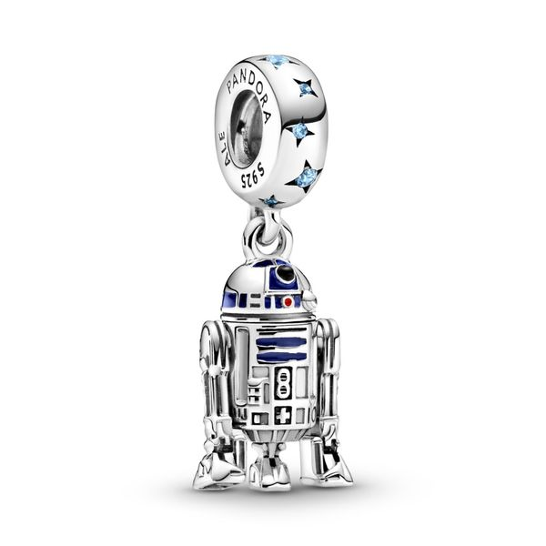 PANDORA 799248C01 STAR WARS R2D2 STERLING SILVER DANGLE Taylors Jewellers Alliston, ON