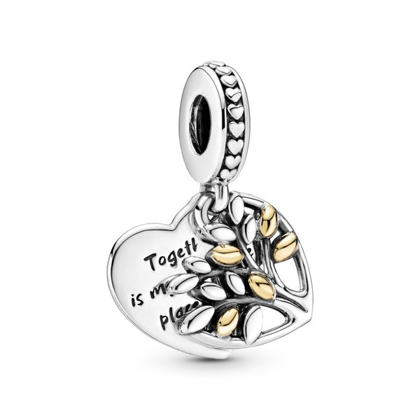 PANDORA 799161C00 FAMILY TREE HEART STERLING SILVER WITH 14KT GOLD Taylors Jewellers Alliston, ON