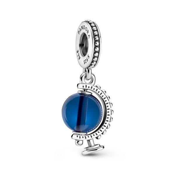 PANDORA 799430C01 BLUE GLOBE DANGLE CHARM Taylors Jewellers Alliston, ON