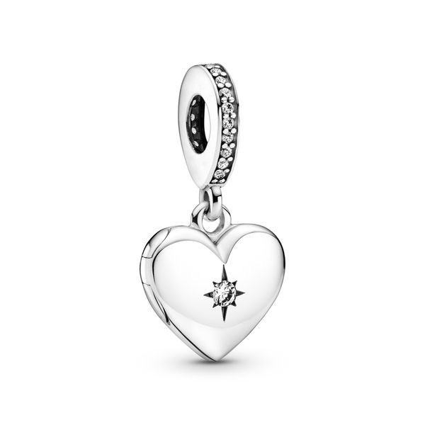 PANDORA 799537C01 Heart Sterling Silver Openable Dangle Taylors Jewellers Alliston, ON