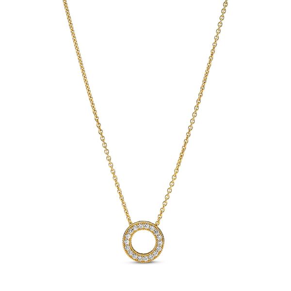 PANDORA LOGO REVERSIBLE PANDORA SHINE COLLIER 367436C01-45 Taylors Jewellers Alliston, ON