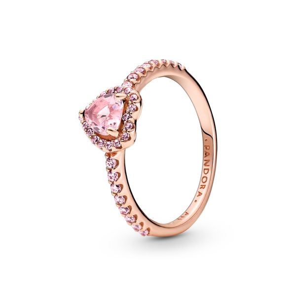 PANDORA 188421C04-56 Heart 14K Rose Gold-Plated Ring Taylors Jewellers Alliston, ON