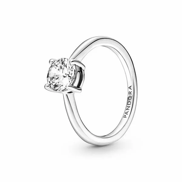 PANDORA 190052C01-54 Sterling Silver Ring With Clear Cubic Zirconia Taylors Jewellers Alliston, ON