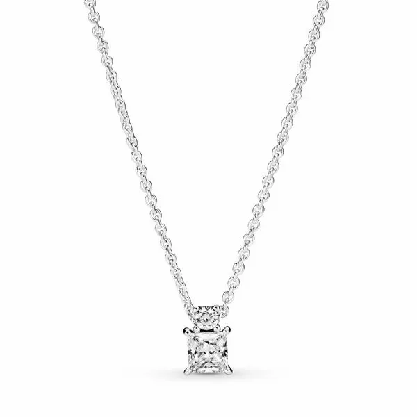 PANDORA 390048C01-45 STERLING SILVER COLLIER WITH CLEAR CUBIC ZIRCONIA Taylors Jewellers Alliston, ON