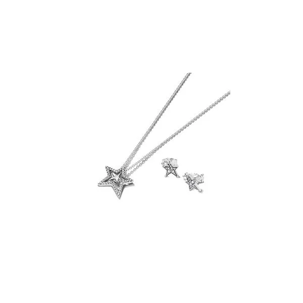 PANDORA B801635-45 Sparkling Asymmetric Star Jewelry Gift Set Taylors Jewellers Alliston, ON