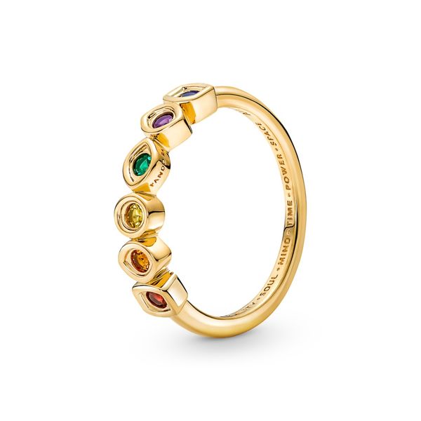 PANDORA - 160779C01-52 Marvel Infinity 14k gold-plated ring Taylors Jewellers Alliston, ON