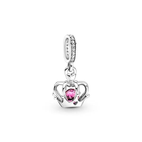 PANDORA 790231C01 Crown sterling silver dangle with clear cubic zirconia Taylors Jewellers Alliston, ON