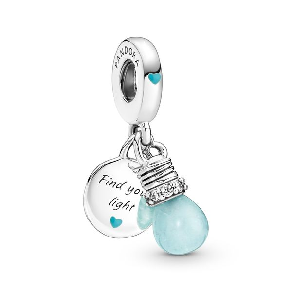 PANDORA 791123C01 Lightbulb Sterling Silver Dangle With Clear Cz Taylors Jewellers Alliston, ON