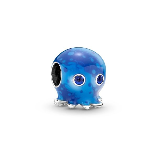 PANDORA 791698C01 Octopus Sterling Silver Charm With True Blue Taylors Jewellers Alliston, ON