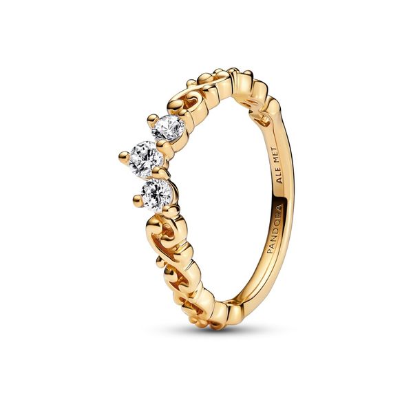 PANDORA 162232C01-54 Regal Tiara 14K Gold-Plated Ring Taylors Jewellers Alliston, ON