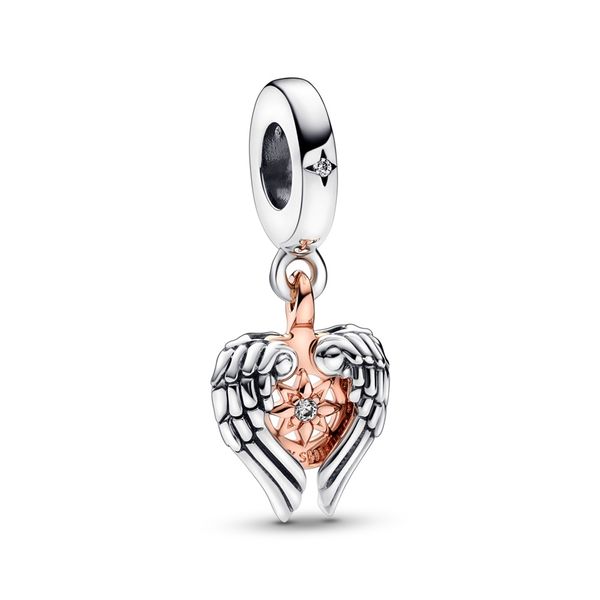 PANDORA 782359C01 Angel Wings And Compass Sterling Silver Taylors Jewellers Alliston, ON