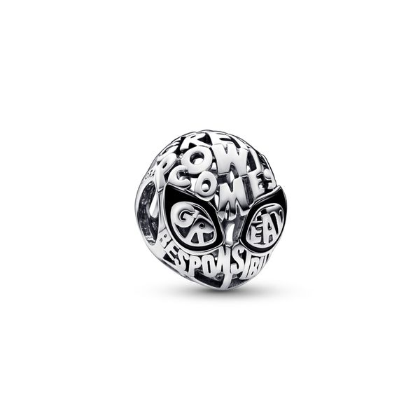 PANDORA 792351C01 Marvel Spider-Man Mask Sterling Silver Charm Taylors Jewellers Alliston, ON