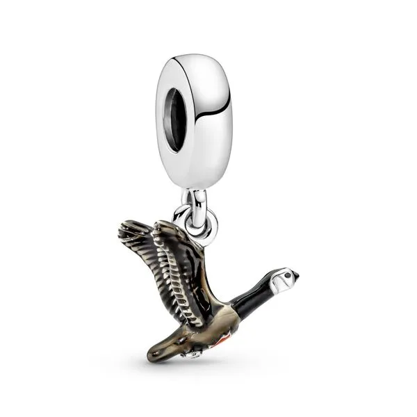 PANDORA 791054C01 Canadian Goose Sterling Silver Dangle Charm Taylors Jewellers Alliston, ON