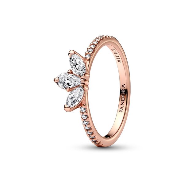 PANDORA 182392C01-54 Herbarium Cluster 14K Rose Gold-Plated Ring Taylors Jewellers Alliston, ON