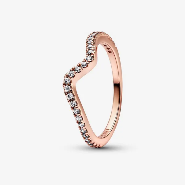 PANDORA 182539C01-54 Sparkling Wave Ring Taylors Jewellers Alliston, ON