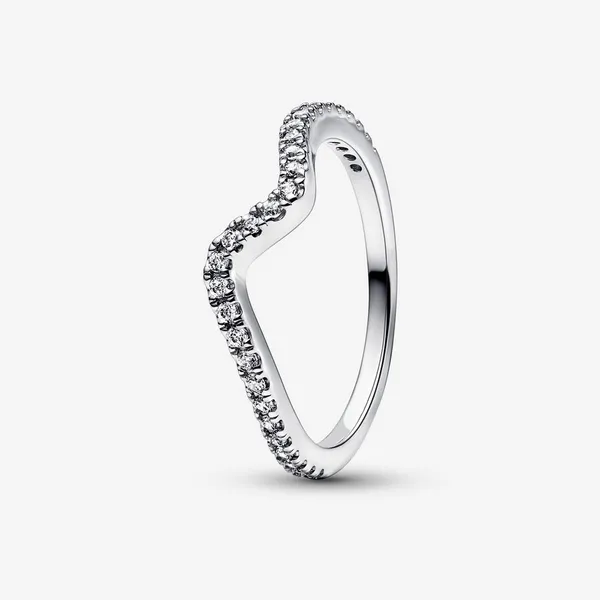 PANDORA 192539C01-54 Sparkling Wave Ring Taylors Jewellers Alliston, ON