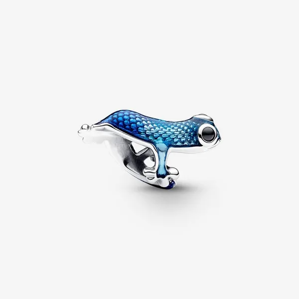 PANDORA 792701C01 Metallic Blue Gecko Charm Image 2 Taylors Jewellers Alliston, ON
