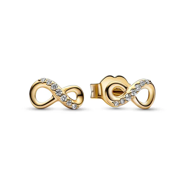 PANDORA 268820C01 Sparkling Infinity Stud Earrings Taylors Jewellers Alliston, ON