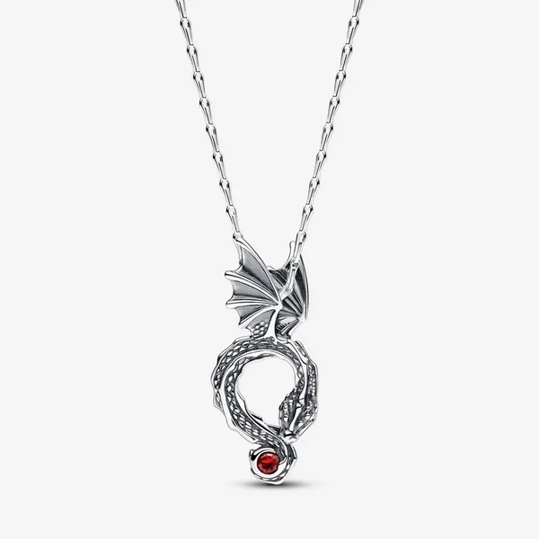 PANDORA 392967C01-45 Game of Thrones Dragon Pendant Necklace Taylors Jewellers Alliston, ON