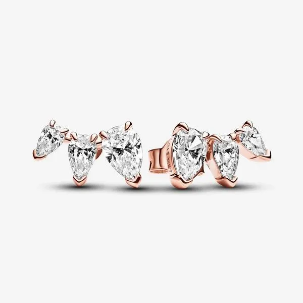 PANDORA 282836C01 Sparkling Pear Stud Earrings Taylors Jewellers Alliston, ON