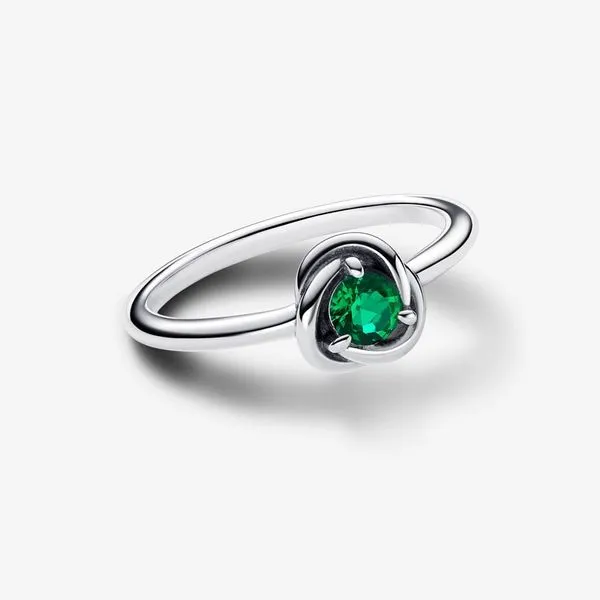 PANDORA 192993C05-54 May Royal Green Eternity Circle Ring Image 2 Taylors Jewellers Alliston, ON