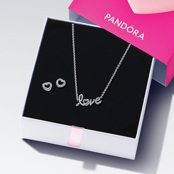 PANDORA B802374-1 Handwritten Love Jewelry Gift Set Taylors Jewellers Alliston, ON