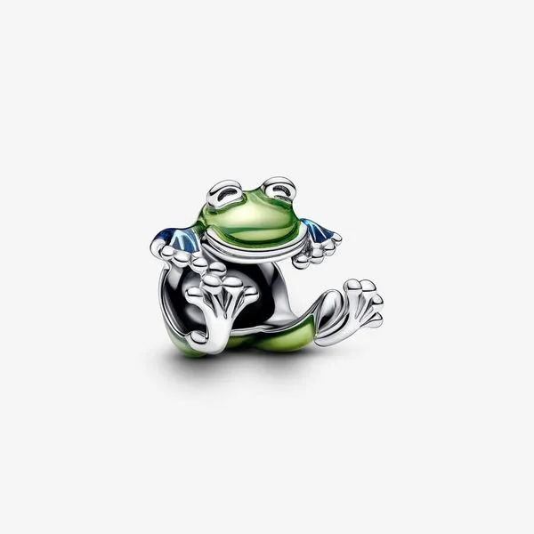 PANDORA 793342C01 Climbing Frog Charm Taylors Jewellers Alliston, ON