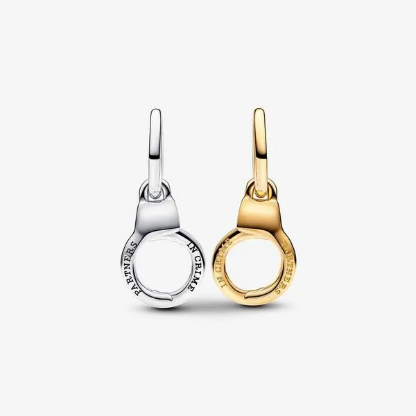Pandora 763435C00 Openable & Splittable Handcuffs Dangle Charm Image 2 Taylors Jewellers Alliston, ON