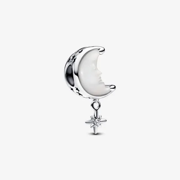PANDORA 793594C01 Moon & North Star Charm Taylors Jewellers Alliston, ON
