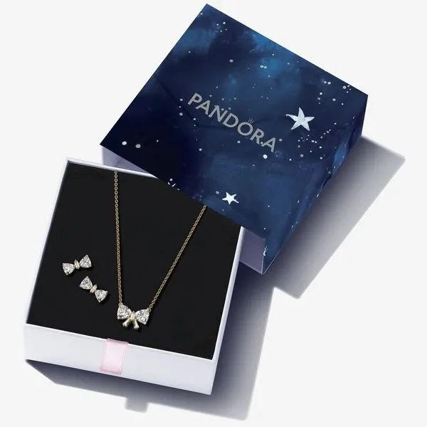 PANDORA B802520 Sparkling Bow Jewelry Gift Set Taylors Jewellers Alliston, ON