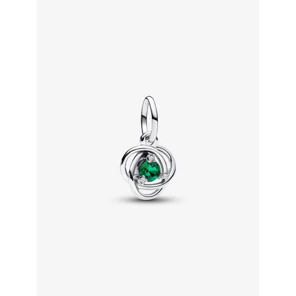 PANDORA 793125C05 May Royal Green Eternity Circle Dangle Charm Taylors Jewellers Alliston, ON