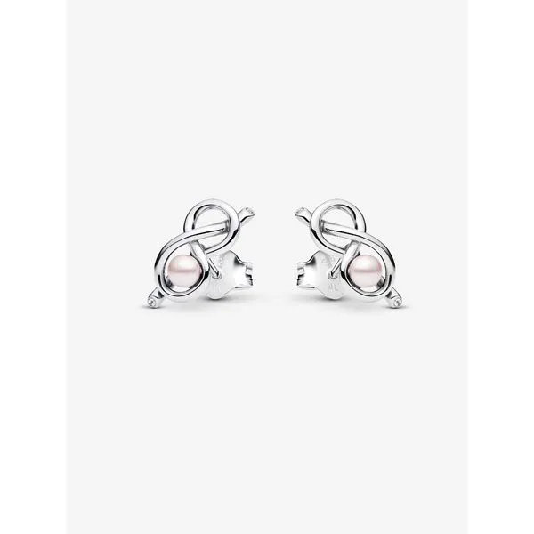 PANDORA 293761C01 Infinity Knot Stud Earrings Taylors Jewellers Alliston, ON