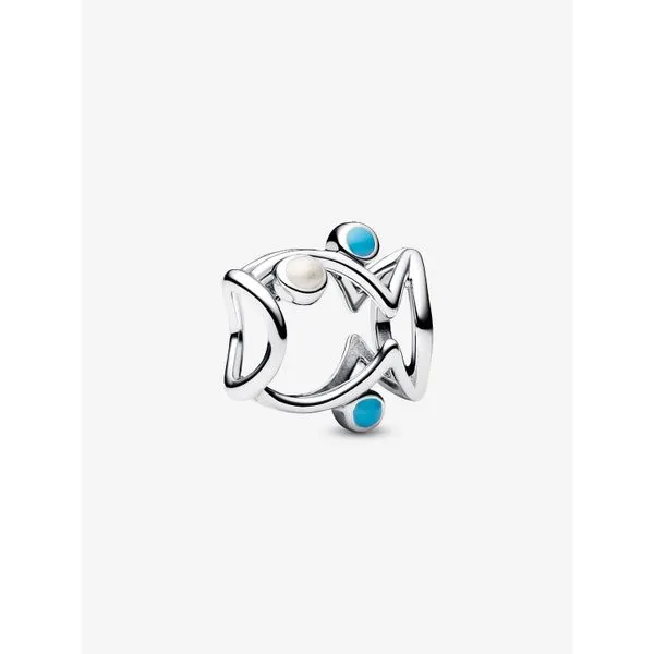 PANDORA 793819C01 Openwork Fish Charm Taylors Jewellers Alliston, ON