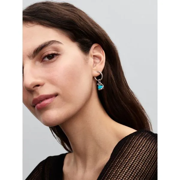 PANDORA 793822C01 Turquoise-coloured Whale Dangle Charm Image 2 Taylors Jewellers Alliston, ON