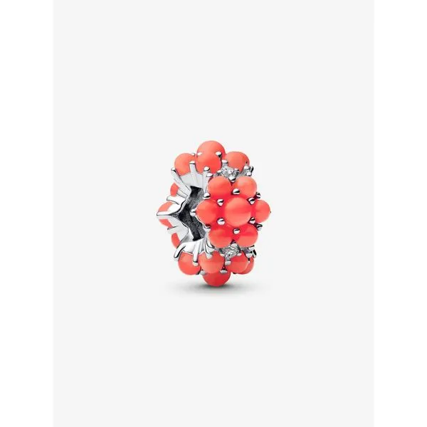 PANDORA 793897C01 Coral-coloured Ocean Charm Taylors Jewellers Alliston, ON