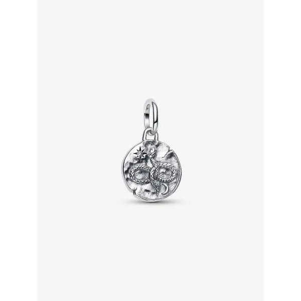 PANDORA 793976C01 Infinity Snake Medallion Charm