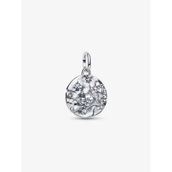 PANDORA 794085C01 Cherry Blossom Medallion Charm